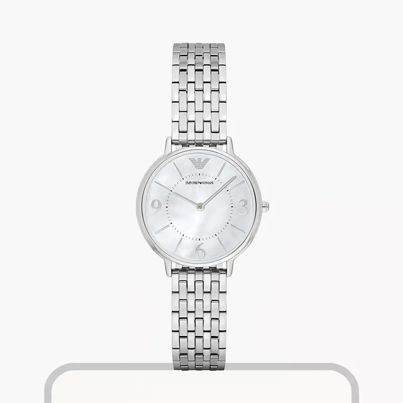 Emporio Armani Kappa White MOP Dial Butterfly Ladies Watch- AR2507